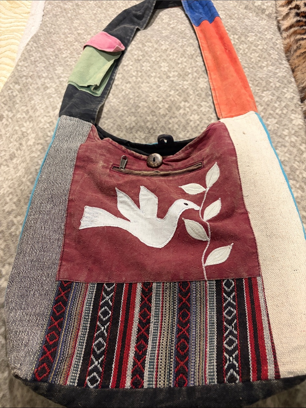 Boho bag made in Nepal